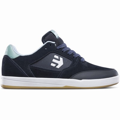 Tenis Etnies VEER RYAN SHECKLER Azul Marino/Blancos Para Hombre MX605-UTX